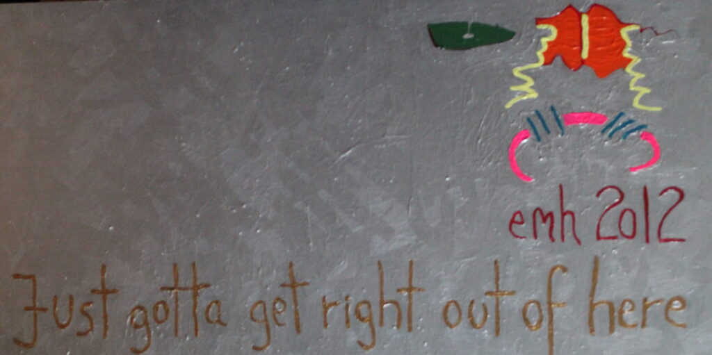 Painting - just gotta get right out of here