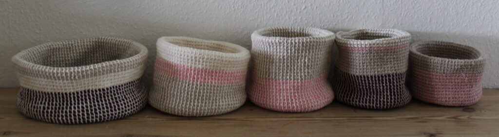 crochet baskets