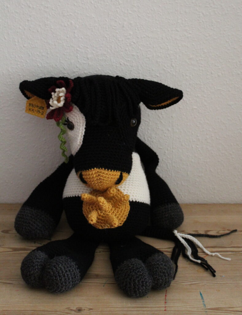 crochet cow - emmy