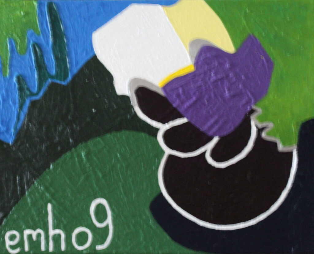 painting - 2009-ish - blomst