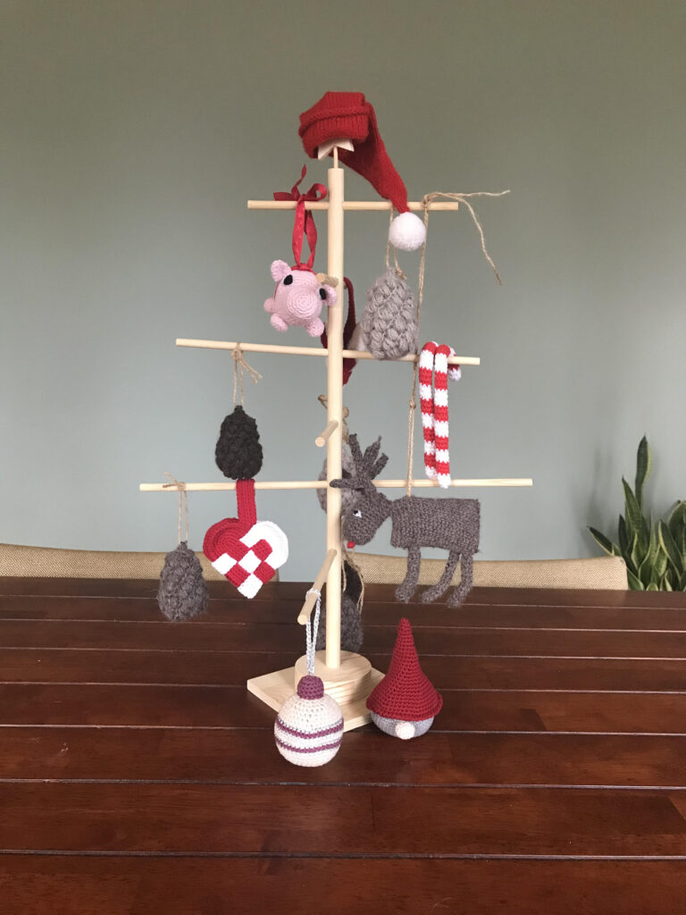 hæklet julepynt