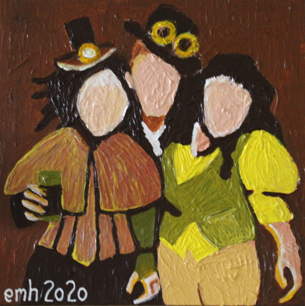 painting - gruppebillede - steampunk