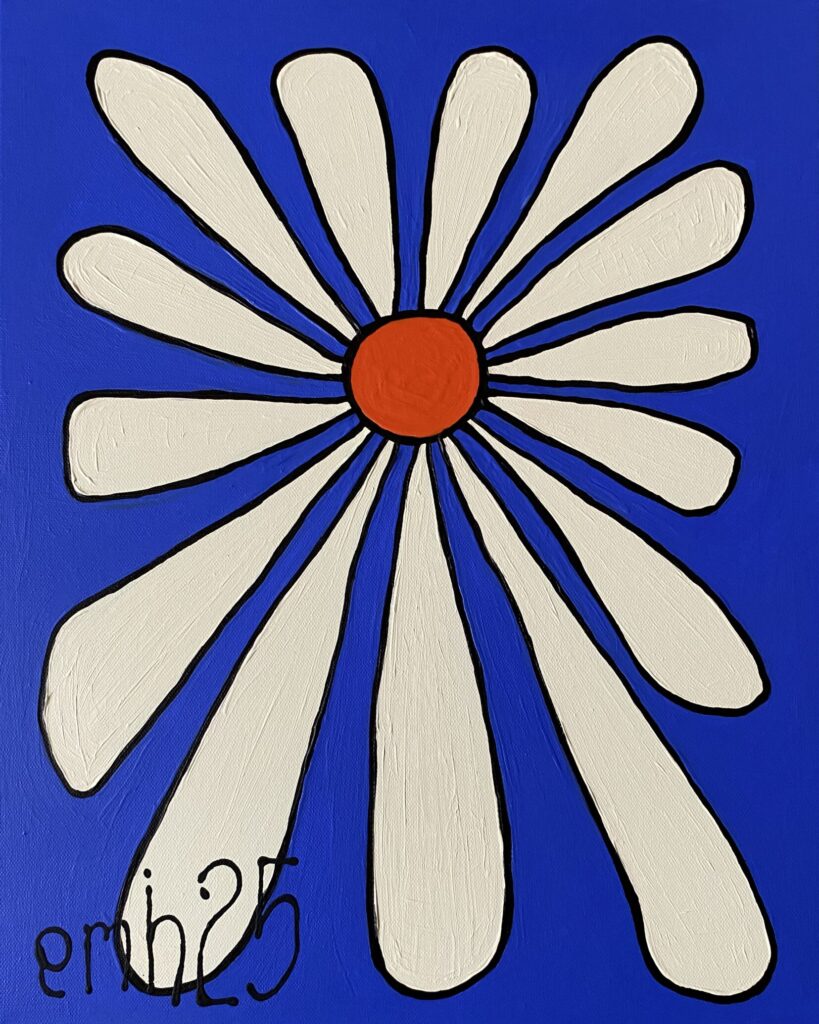 painting 2025 white flower