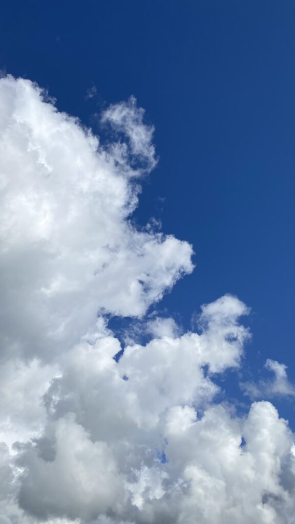 Junihimmel sommer