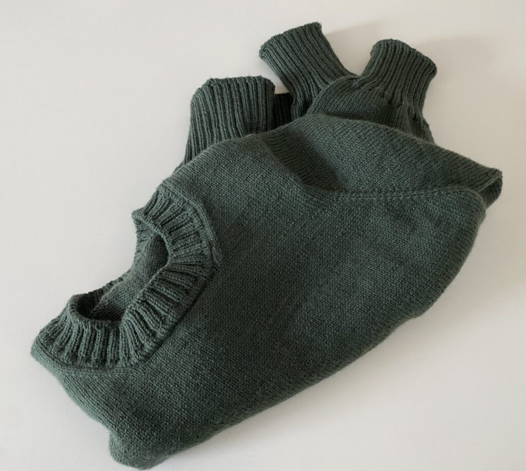 grøn sweater 1